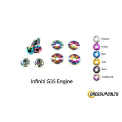 Dress Up Bolts Infiniti G35 Coupe and Sedan (2003-2007) V35 Titanium Engine Kit