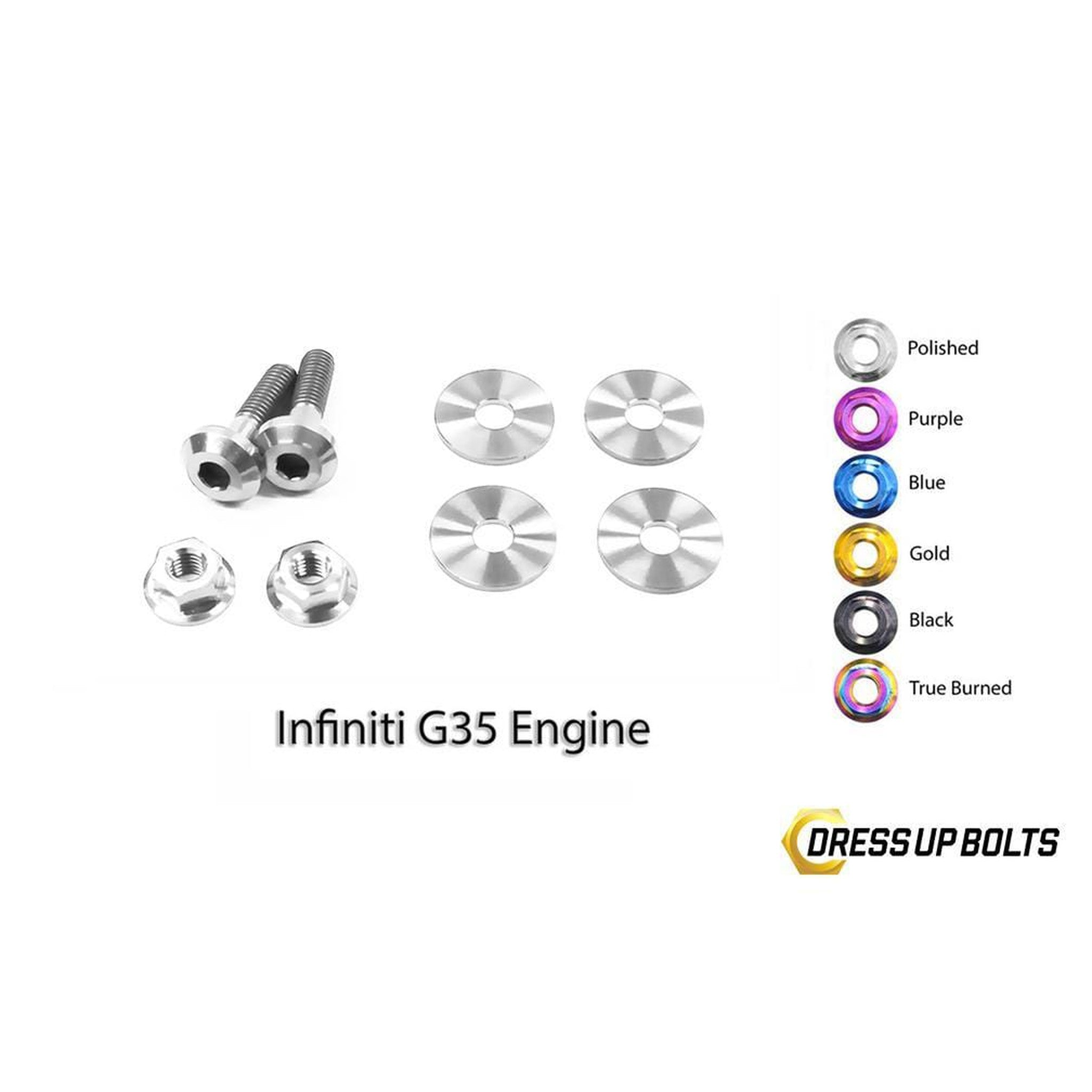 Dress Up Bolts Infiniti G35 Coupe and Sedan (2003-2007) V35 Titanium Engine Kit