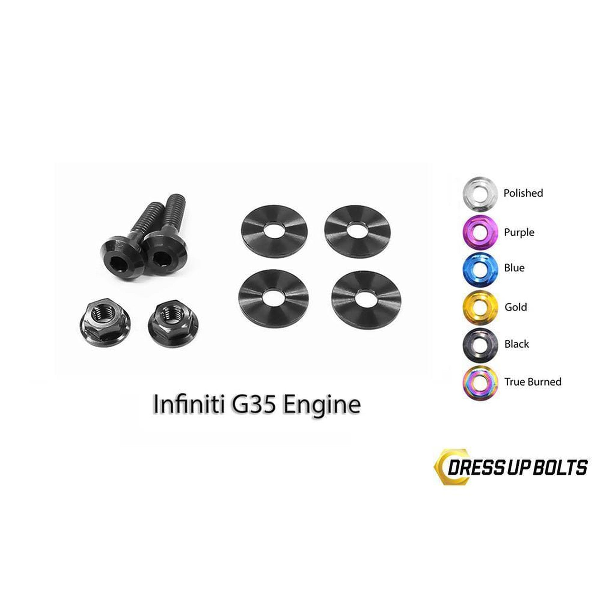 Dress Up Bolts Infiniti G35 Coupe and Sedan (2003-2007) V35 Titanium Engine Kit