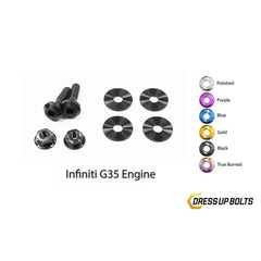Dress Up Bolts Infiniti G35 Coupe and Sedan (2003-2007) V35 Titanium Engine Kit