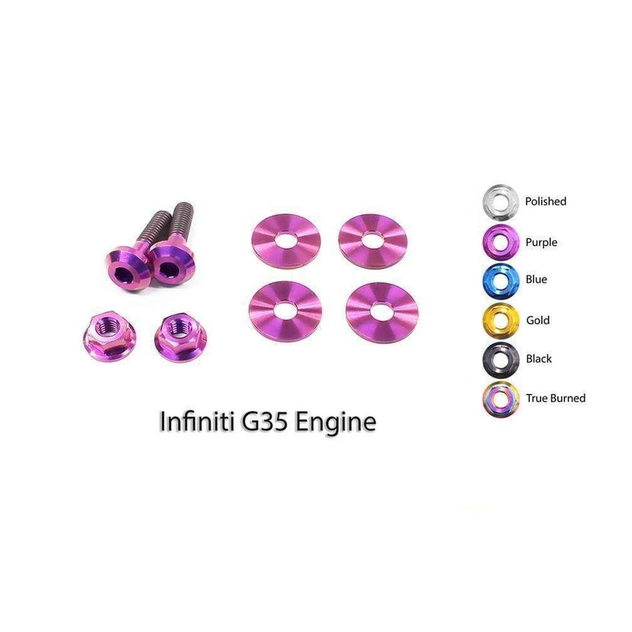 Dress Up Bolts Infiniti G35 Coupe and Sedan (2003-2007) V35 Titanium Engine Kit
