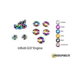 Dress Up Bolts Infiniti G37 Coupe and Sedan (2008-2013) V36 Titanium Engine Kit