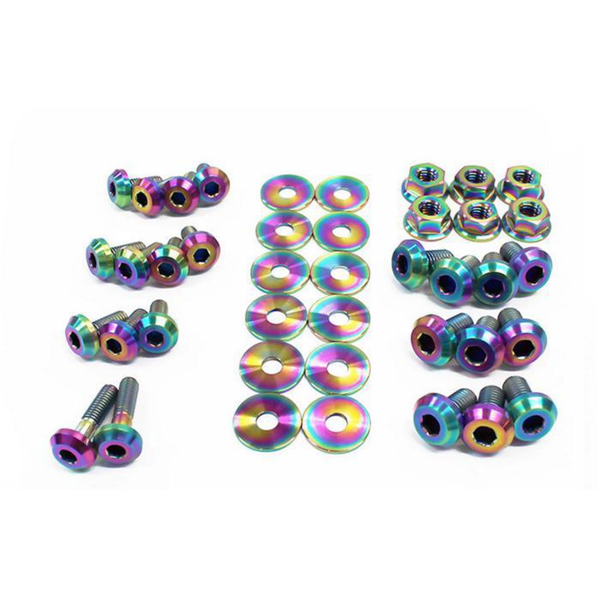 Dress Up Bolts Titanium Engine Bay Kit Subaru WRX / STI 2006-2007