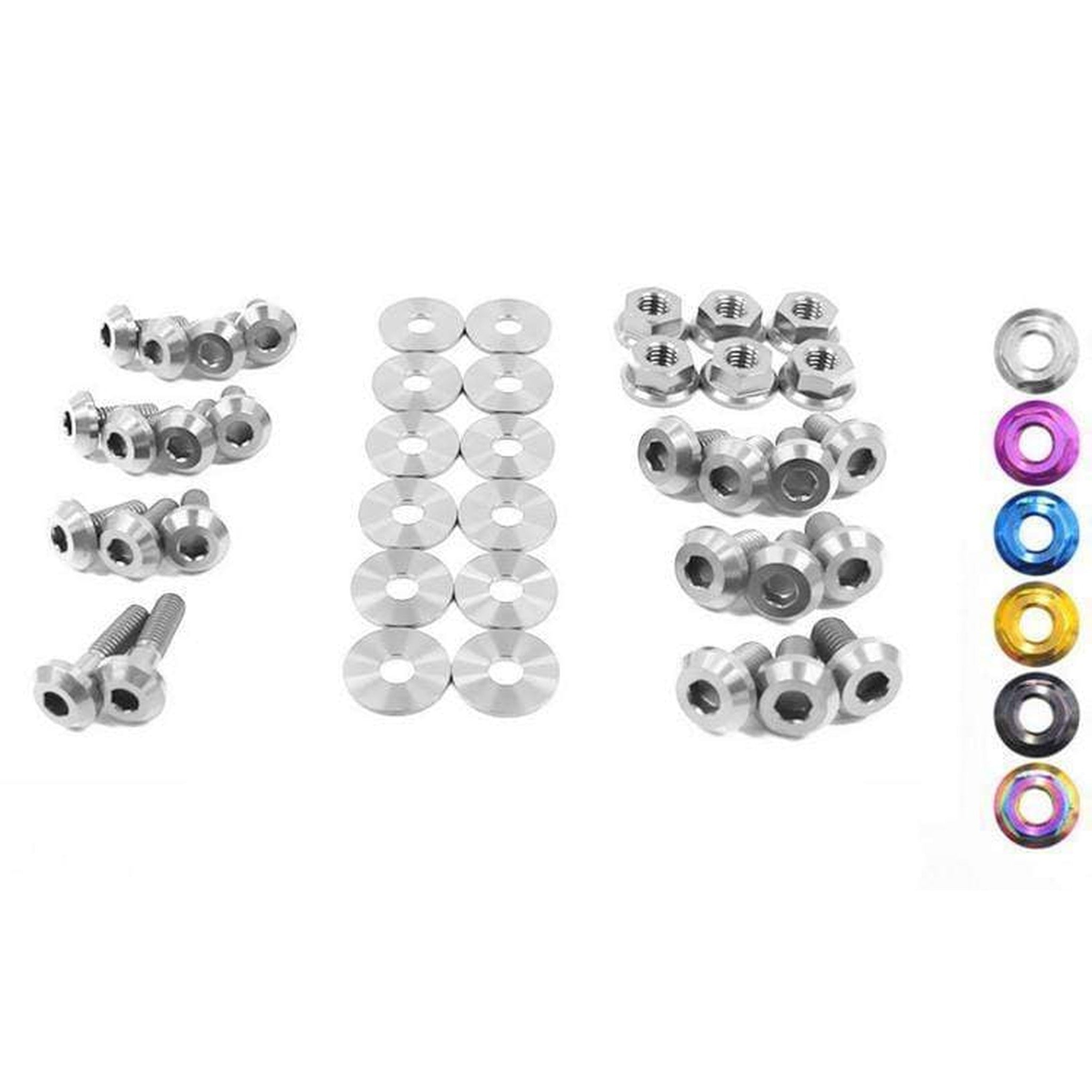 Dress Up Bolts Titanium Engine Bay Kit Subaru WRX / STI 2006-2007