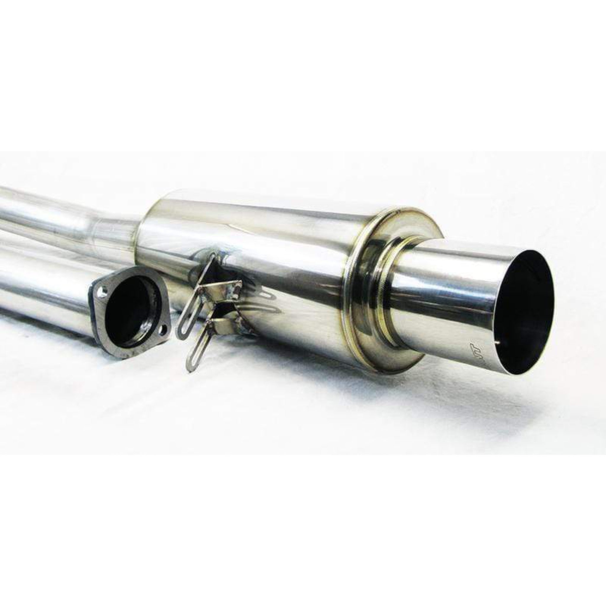 ETS Stainless Single Exit Cat Back Exhaust 2008-2015 Mitsubishi EVO X | 100-10-EXH-010