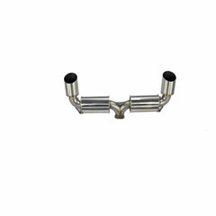 ETS V3 Dual Axle Back Exhaust 2008-2015 Mitsubishi EVO X | 100-10-EXH-014