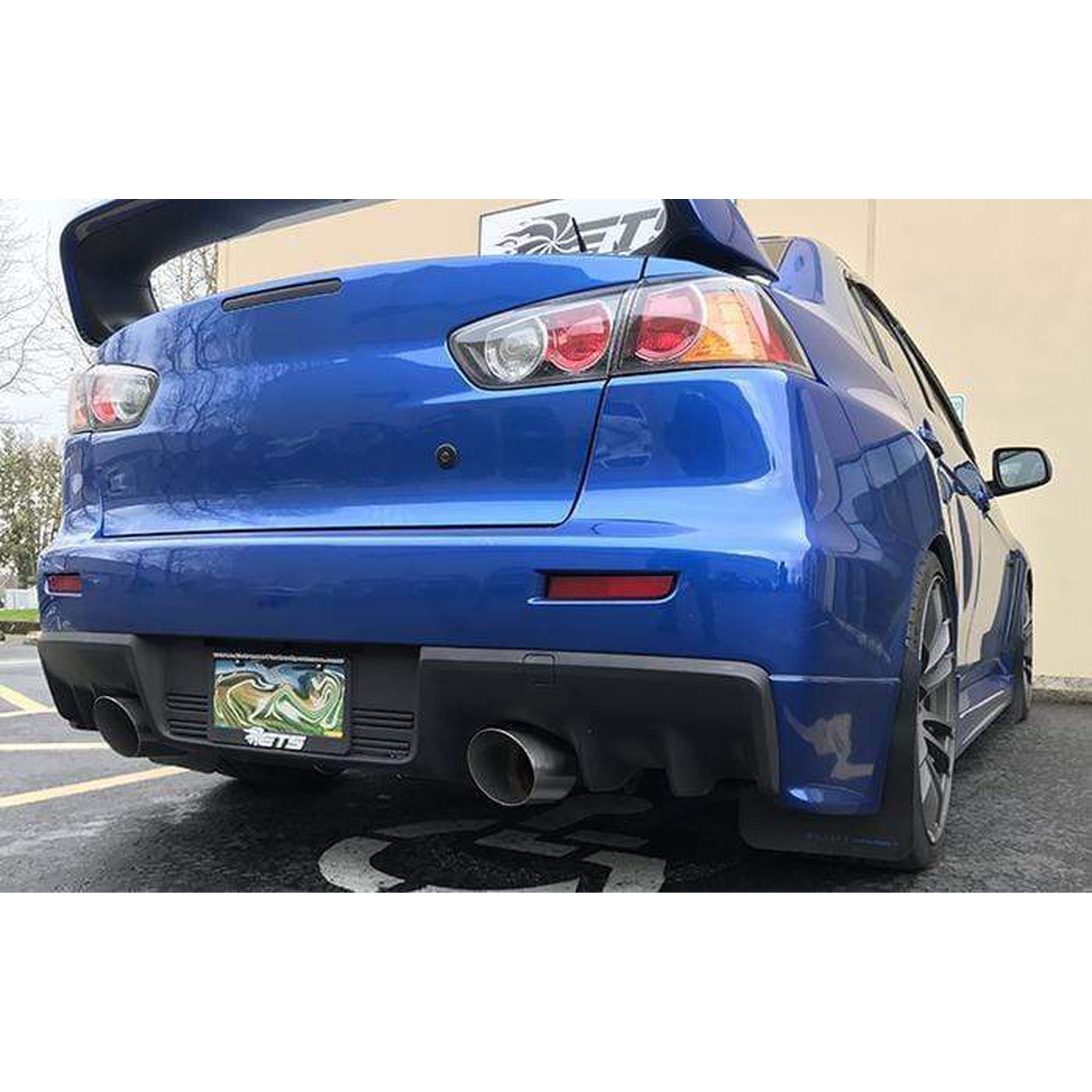 ETS V3 Quiet Cat Back Exhaust 2008-2015 Mitsubishi EVO X | 100-10-EXH-009