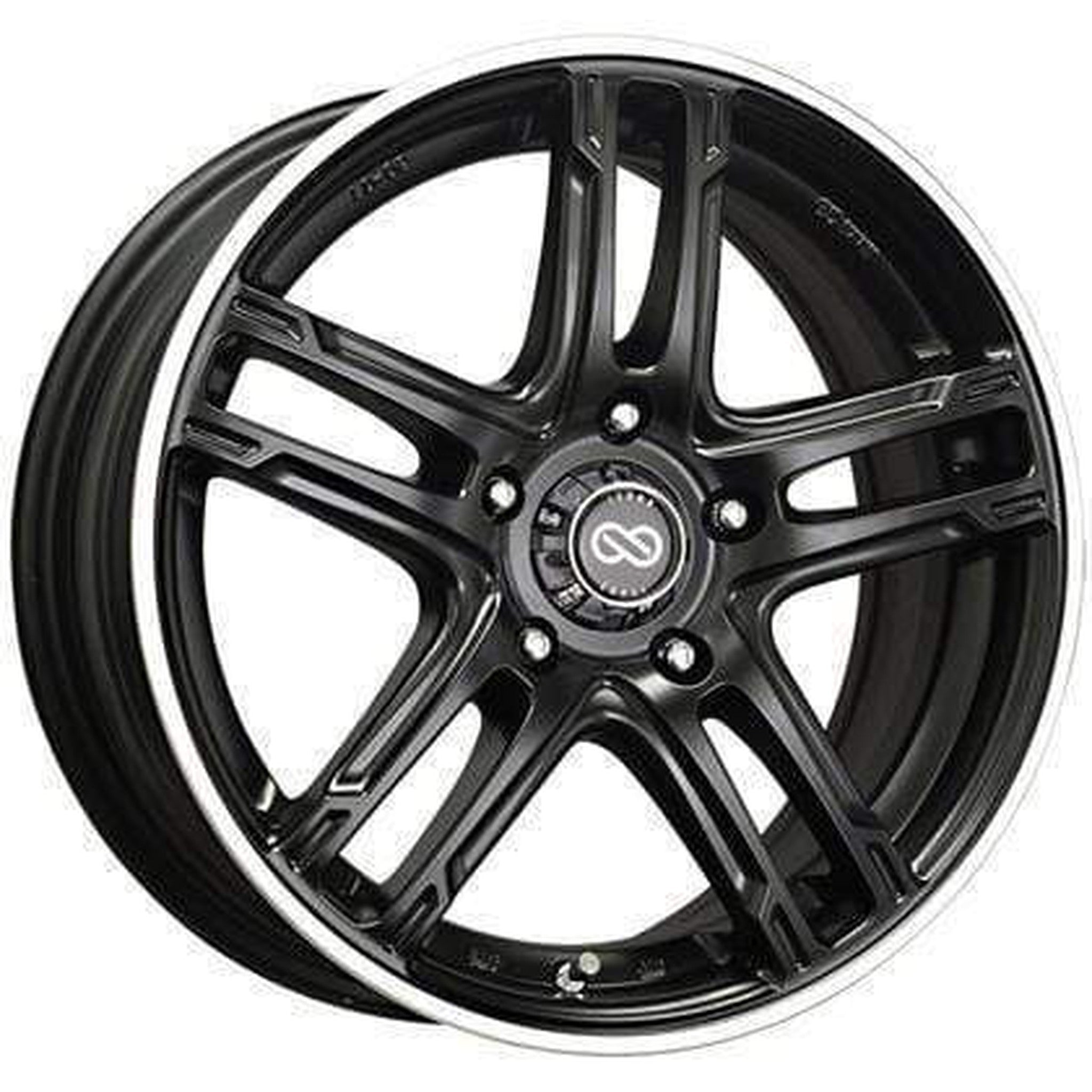 Enkei FD-05 17x7 5x114.3 50 Hub Black Machined | 434-770-6550BKM