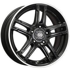 Enkei FD-05 17x7 5x114.3 50 Hub Black Machined | 434-770-6550BKM