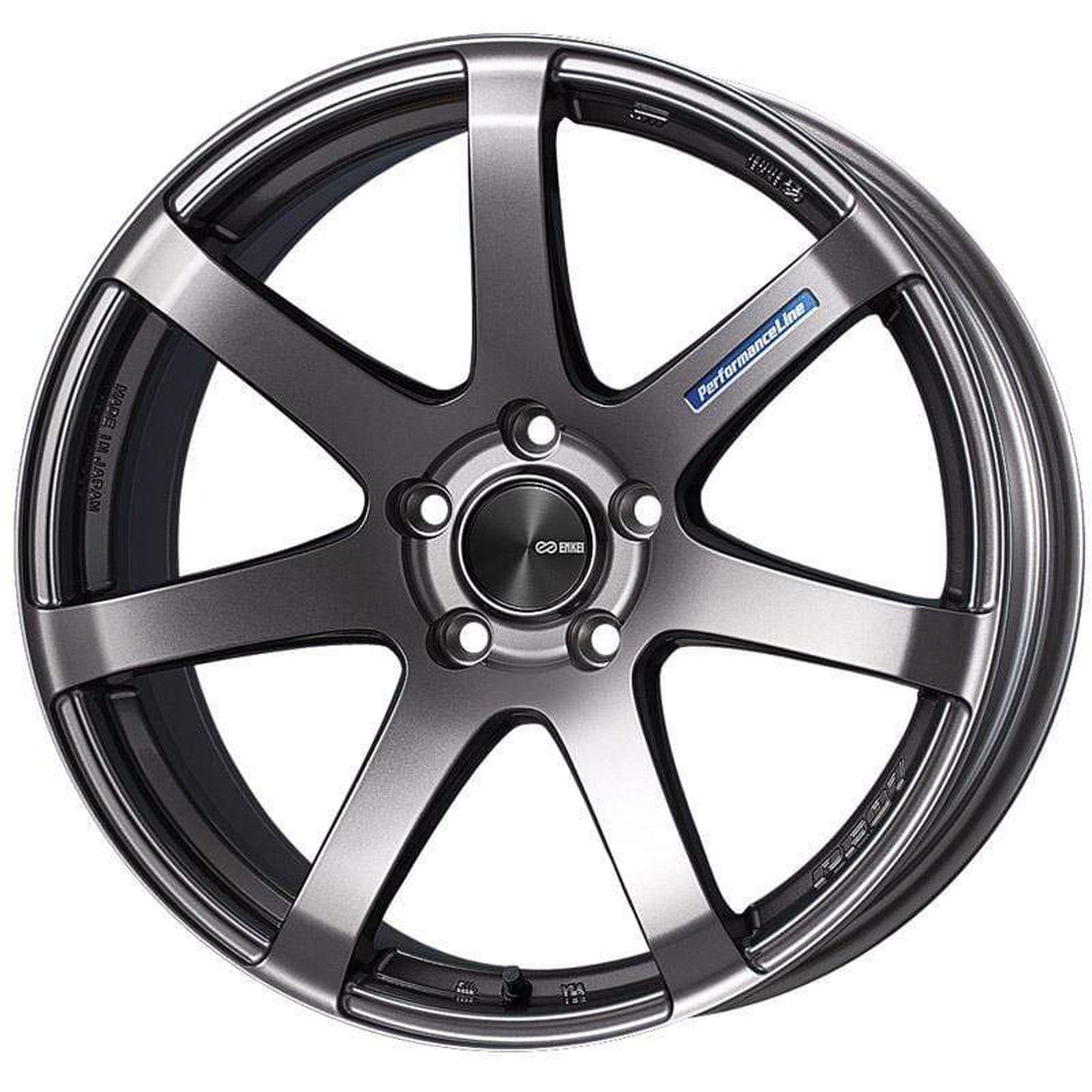 Enkei PF07 17x8.5 5x114.3 55 75 Dark Silver | 490-785-6555DS