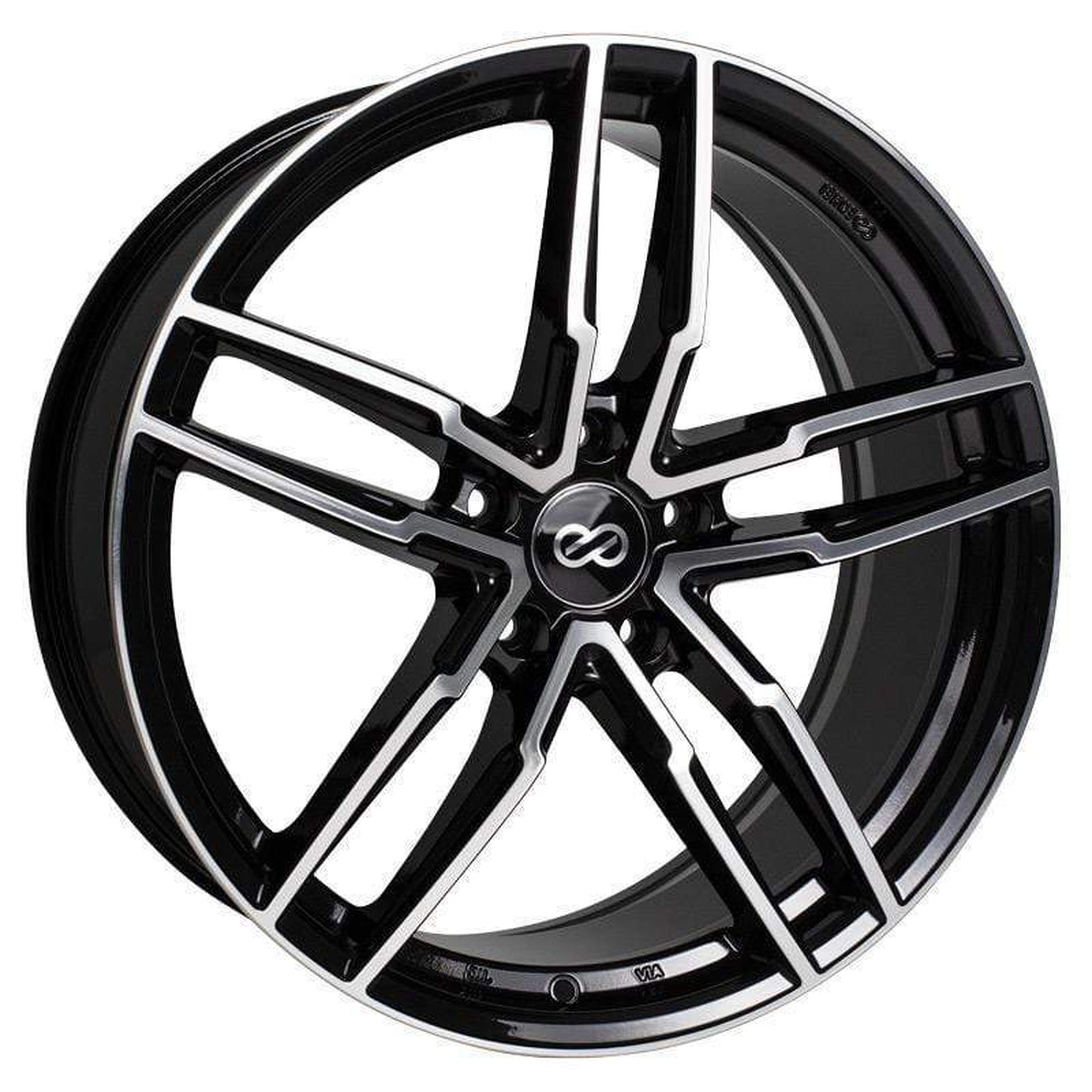 Enkei SS05 17x7.5 5x100 45 Black Machined | 511-775-8045BKM