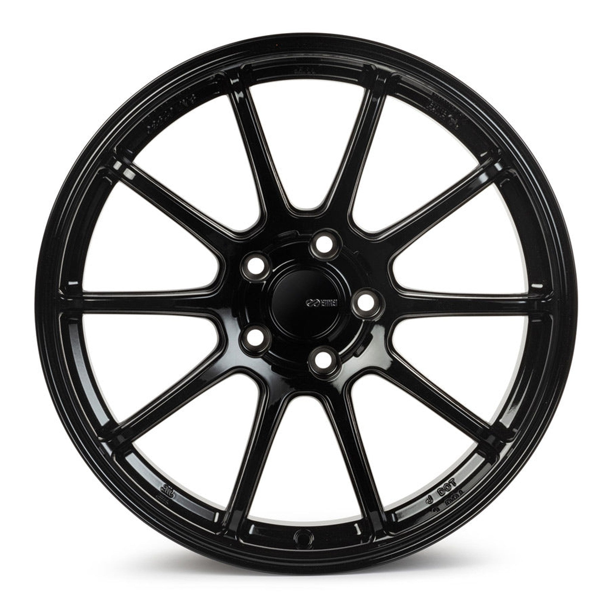 Enkei TRIUMPH 18x9.5 5x114.3 38mm Offset Gloss Black Wheel | 543-895-6538BK