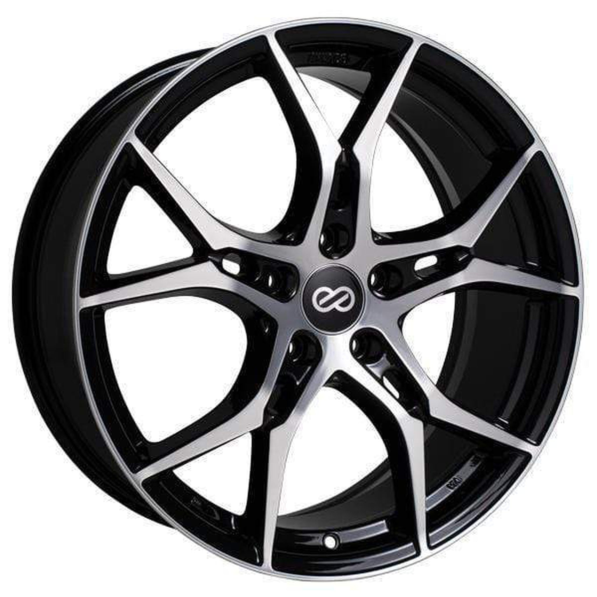 Enkei Vulcan 18X8 45 5x100 Black Machined | 517-880-8045BKM