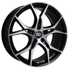 Enkei Vulcan 18X8 45 5x100 Black Machined | 517-880-8045BKM