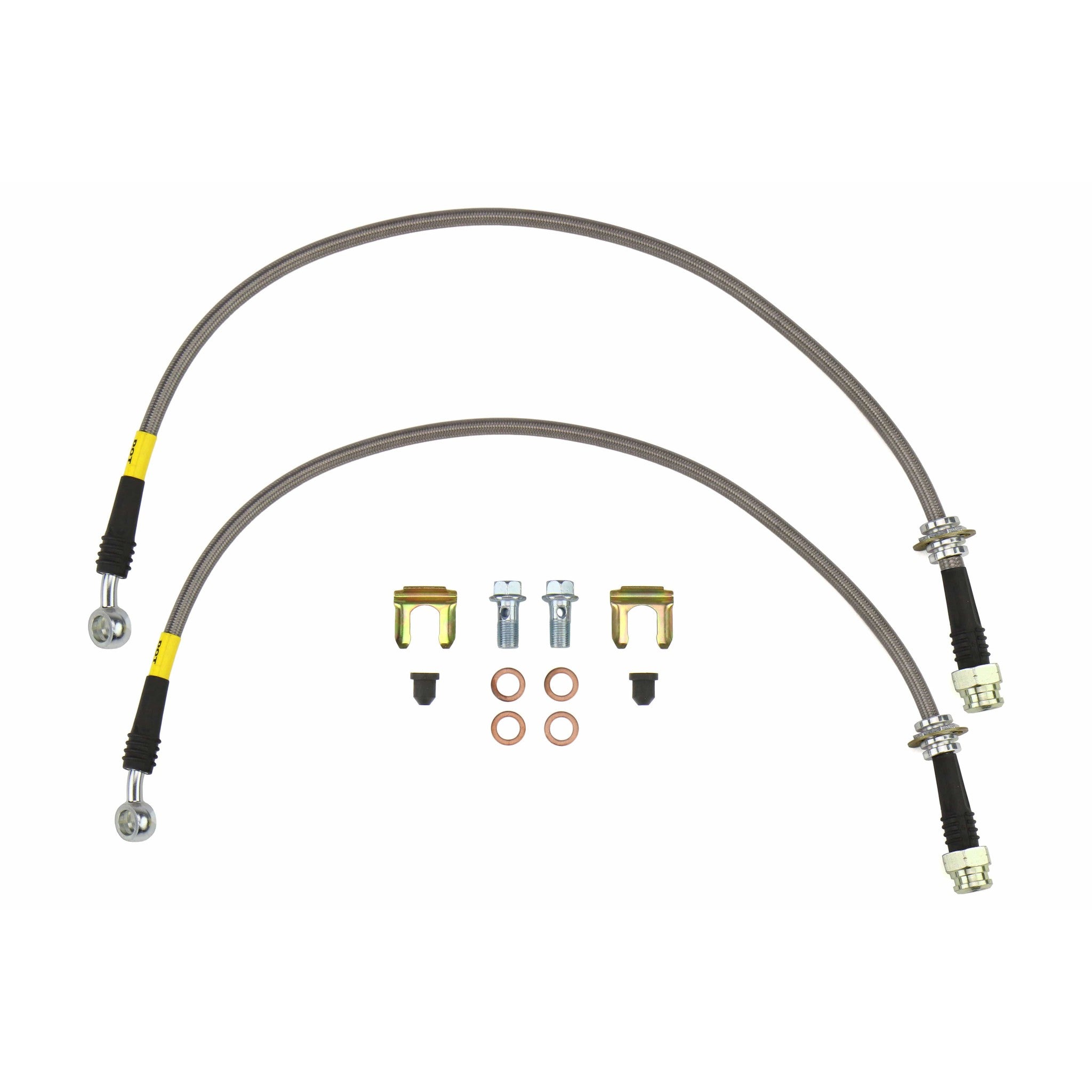 FactionFab Rear Stainless Steel Brake Lines Subaru Impreza 1993-2001 w/ Rear Disc Brakes