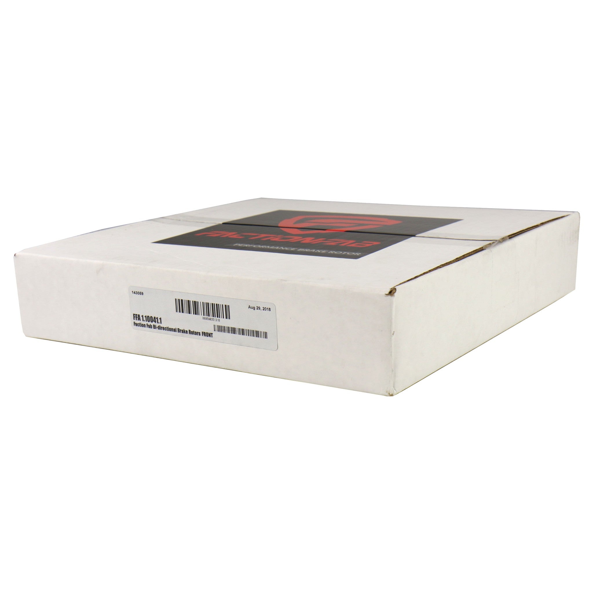 FactionFab Swept Slot Bi-Directional Brake Rotor Pair Front Subaru STI 2005-2017