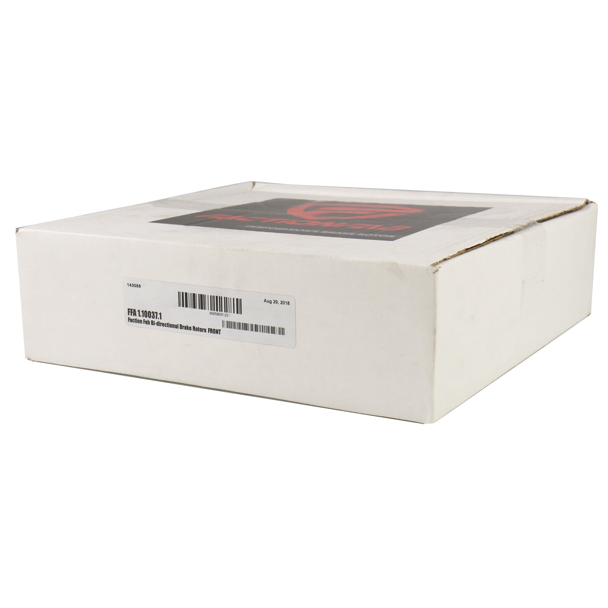 FactionFab Swept Slot Bi-Directional Brake Rotor Pair Front WRX 2009-2014 / BRZ 2013+ | FFA1.10037.1-G