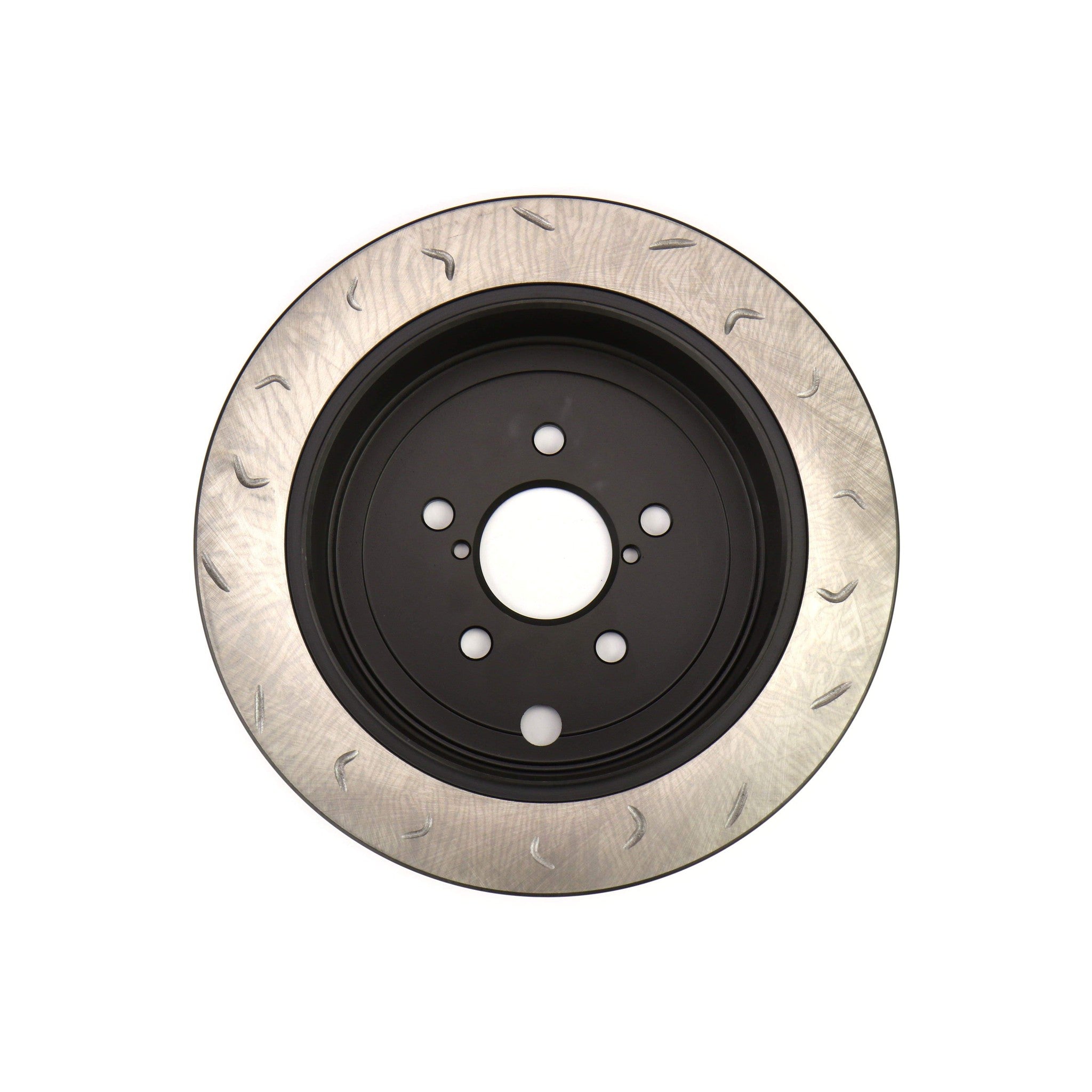 FactionFab Swept Slot Bi-Directional Rotor Pair Rear Subaru WRX 2008-2014 | FFA1.10044.1-G
