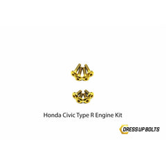 Fast Turn Fittings Honda Civic Type R (2017-2019) Titanium Fast Turn Fittings Engine Kit