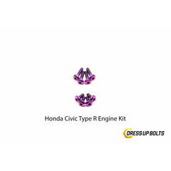 Fast Turn Fittings Honda Civic Type R (2017-2019) Titanium Fast Turn Fittings Engine Kit
