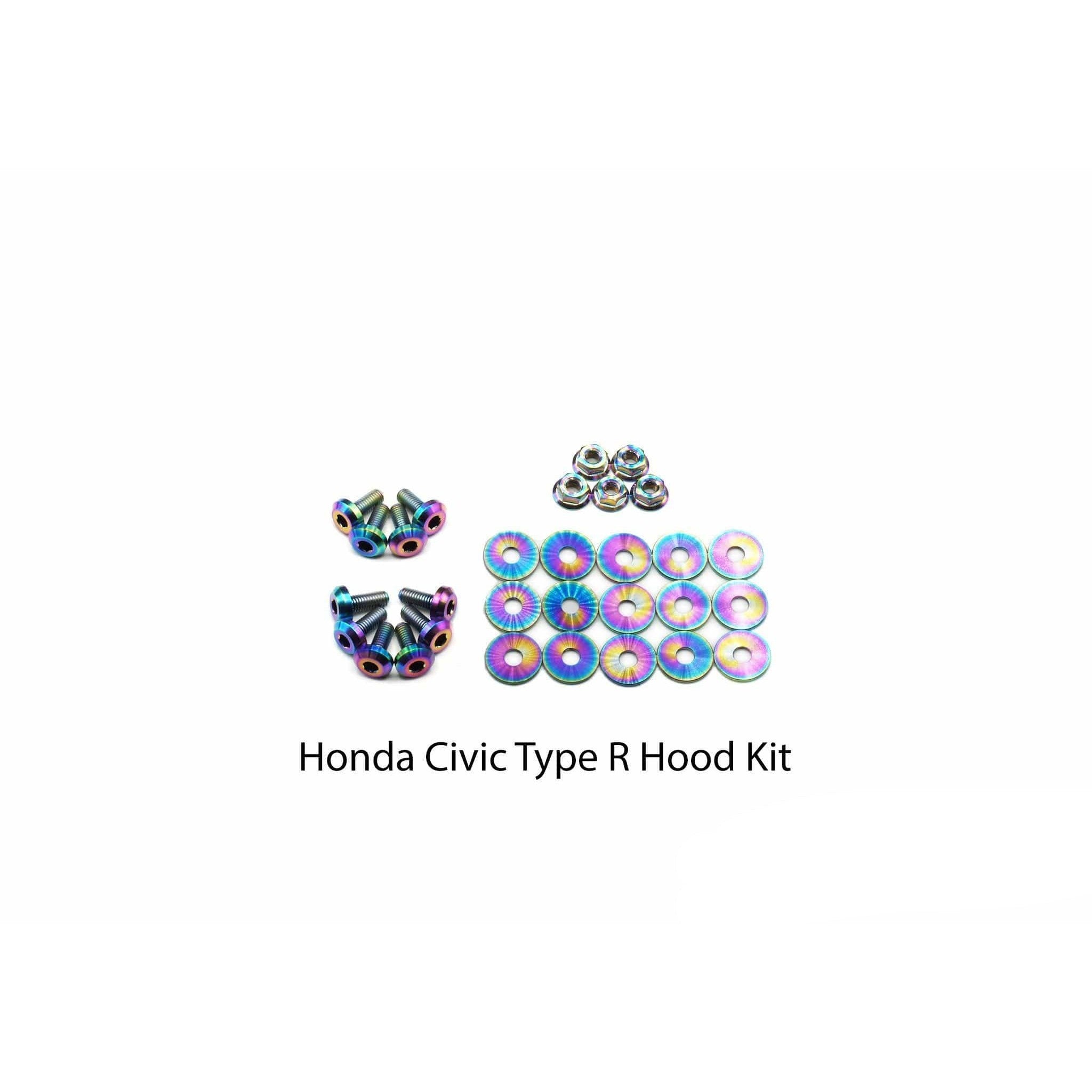 Fast Turn Fittings Honda Civic Type R (2017-2019) Titanium Hood Kit