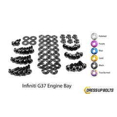 Fast Turn Fittings Infiniti G37 Coupe and Sedan (2008-2013) V36 Titanium Engine Bay Kit