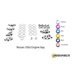 Fast Turn Fittings Nissan 350Z (2003-2008) Z33 Titanium Engine Bay Kit