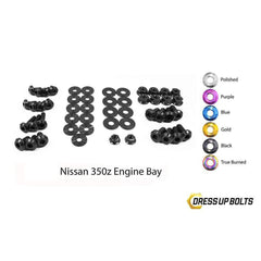 Fast Turn Fittings Nissan 350Z (2003-2008) Z33 Titanium Engine Bay Kit