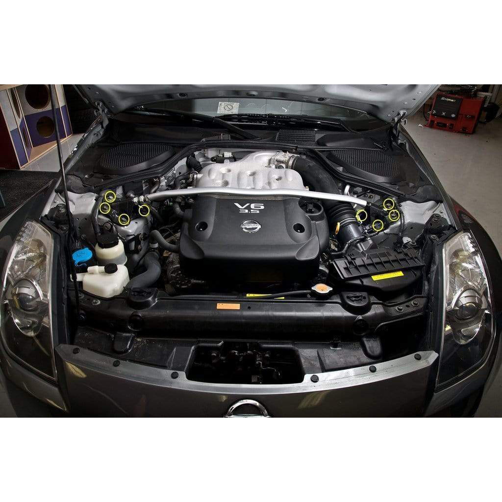 Fast Turn Fittings Nissan 350Z (2003-2008) Z33 Titanium Strut Tower Bar Kit