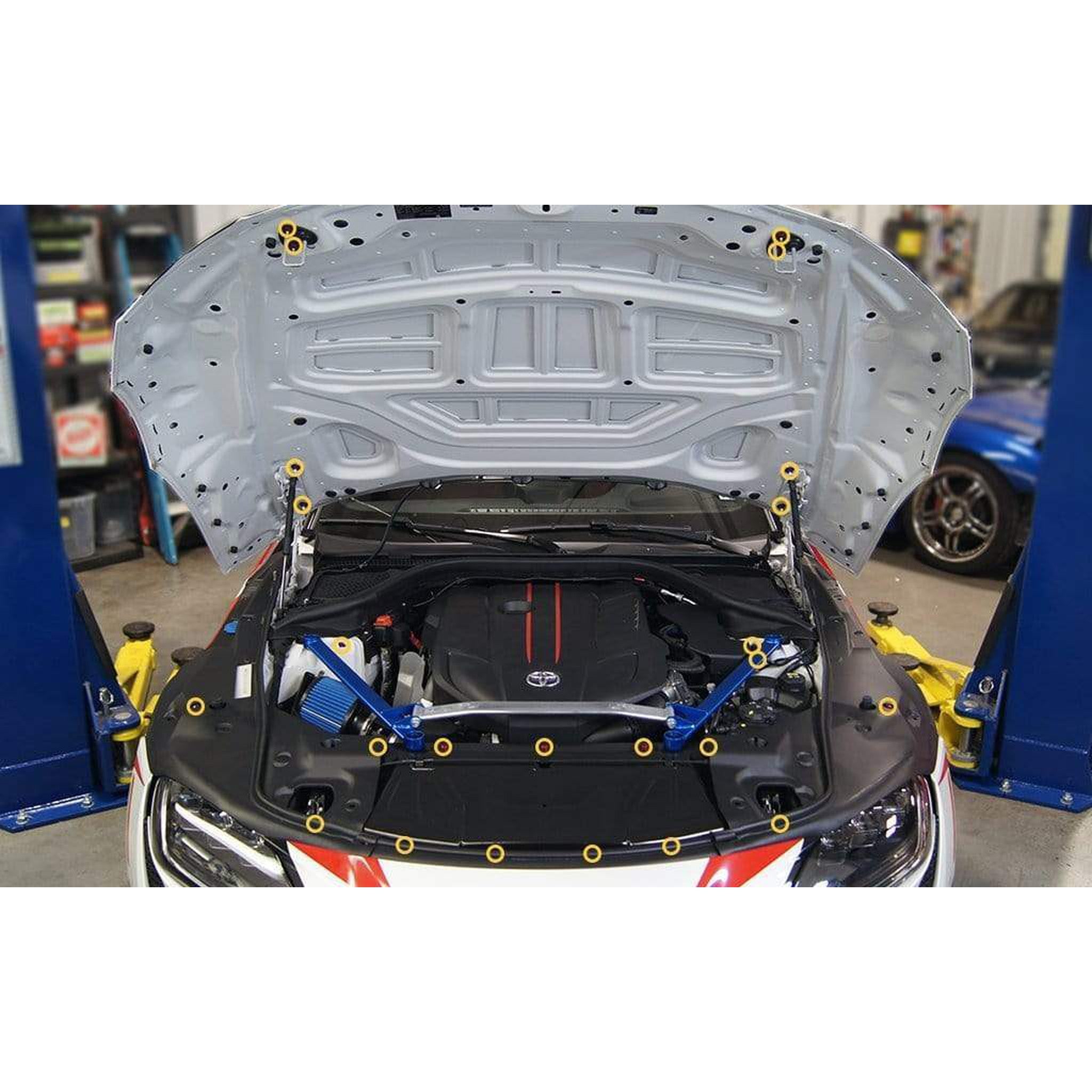 Fast Turn Fittings Stage 1 Titanium Hardware Engine Bay Kit Toyota Supra 2020+