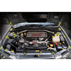 Fast Turn Fittings Subaru Forester (2003-2005) Titanium Engine Bay Kit