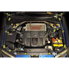 Fast Turn Fittings Subaru Forester (2006-2008) Titanium Engine Bay Kit