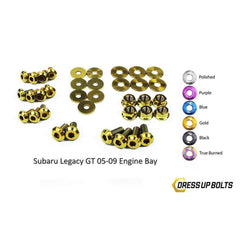 Fast Turn Fittings Subaru Legacy and GT (2005-2009) BL/BP Titanium Engine Bay Kit