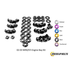 Fast Turn Fittings Subaru WRX and STi (2002-2003) Titanium Engine Bay Kit