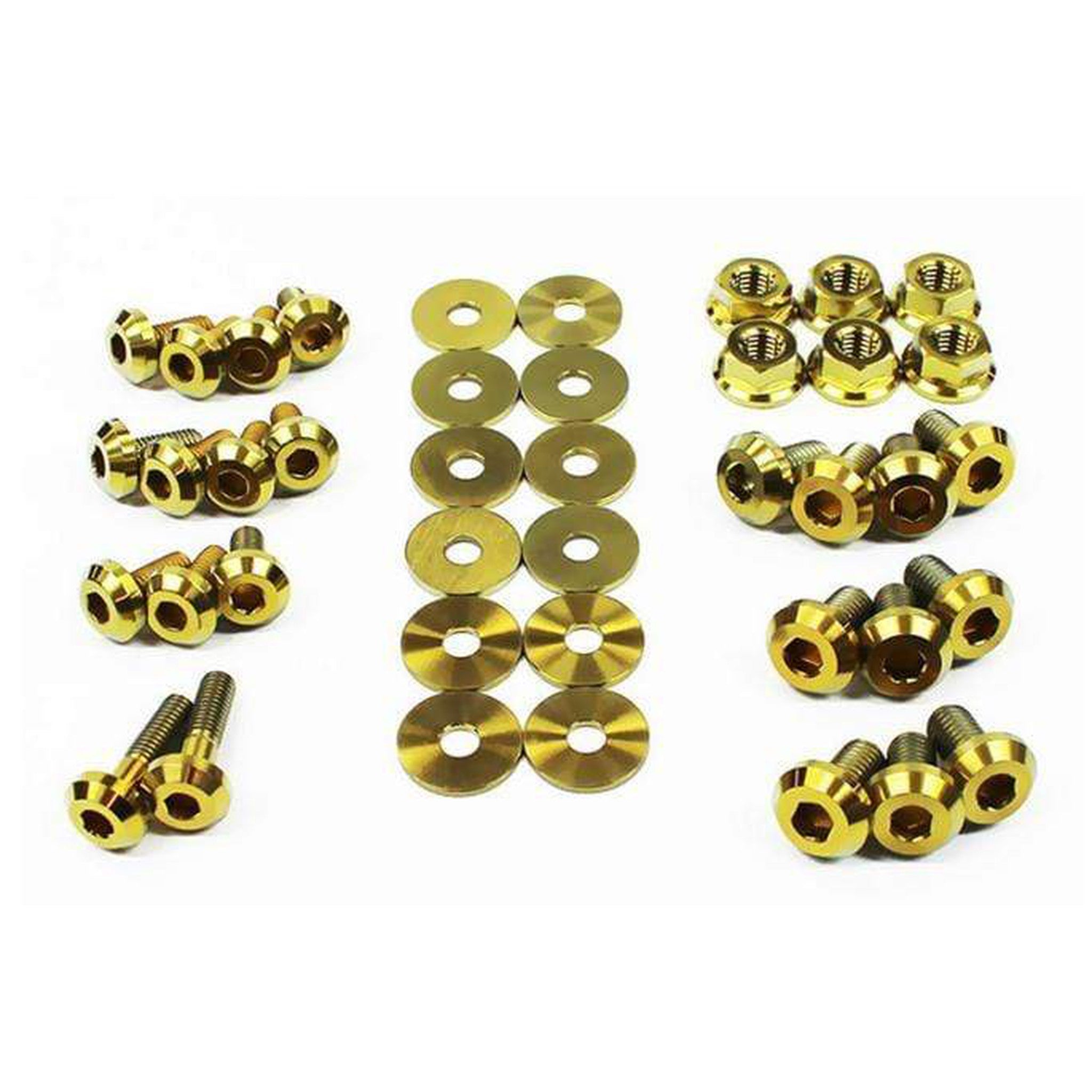 Fast Turn Fittings Titanium Engine Bay Kit Subaru WRX / STI 2006-2007