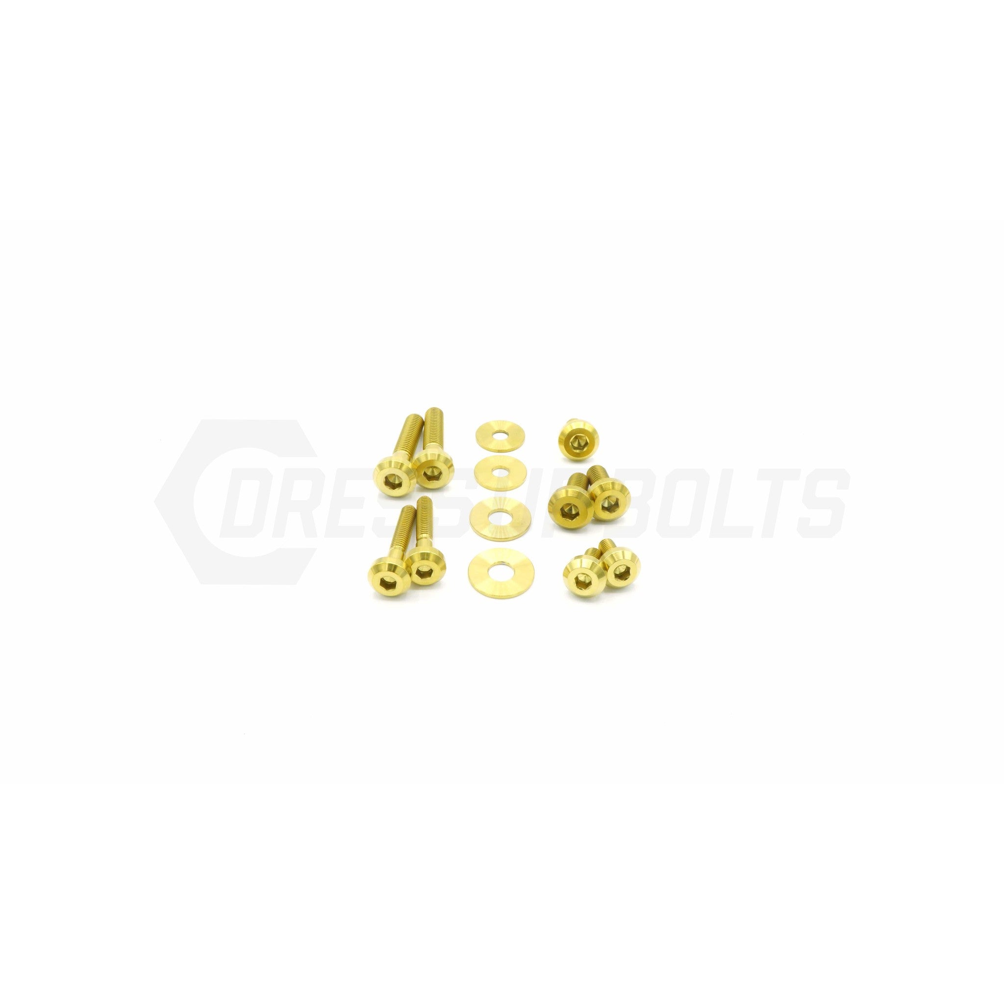 Fast Turn Fittings Titanium Hardware Intercooler Kit Subaru STI EJ257 2015-2021