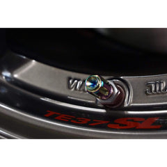 Fast Turn Fittings Titanium Valve Stem Caps - Gear Design