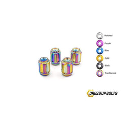 Fast Turn Fittings Titanium Valve Stem Caps - Gear Design
