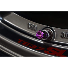Fast Turn Fittings Titanium Valve Stem Caps - Gear Design