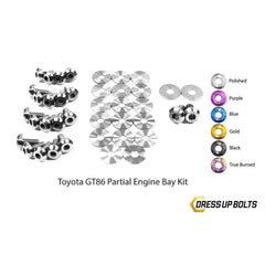 Fast Turn Fittings Toyota 86 (2013-2018) Titanium Partial Engine Bay Kit