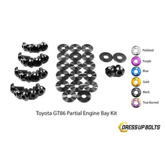 Fast Turn Fittings Toyota 86 (2013-2018) Titanium Partial Engine Bay Kit