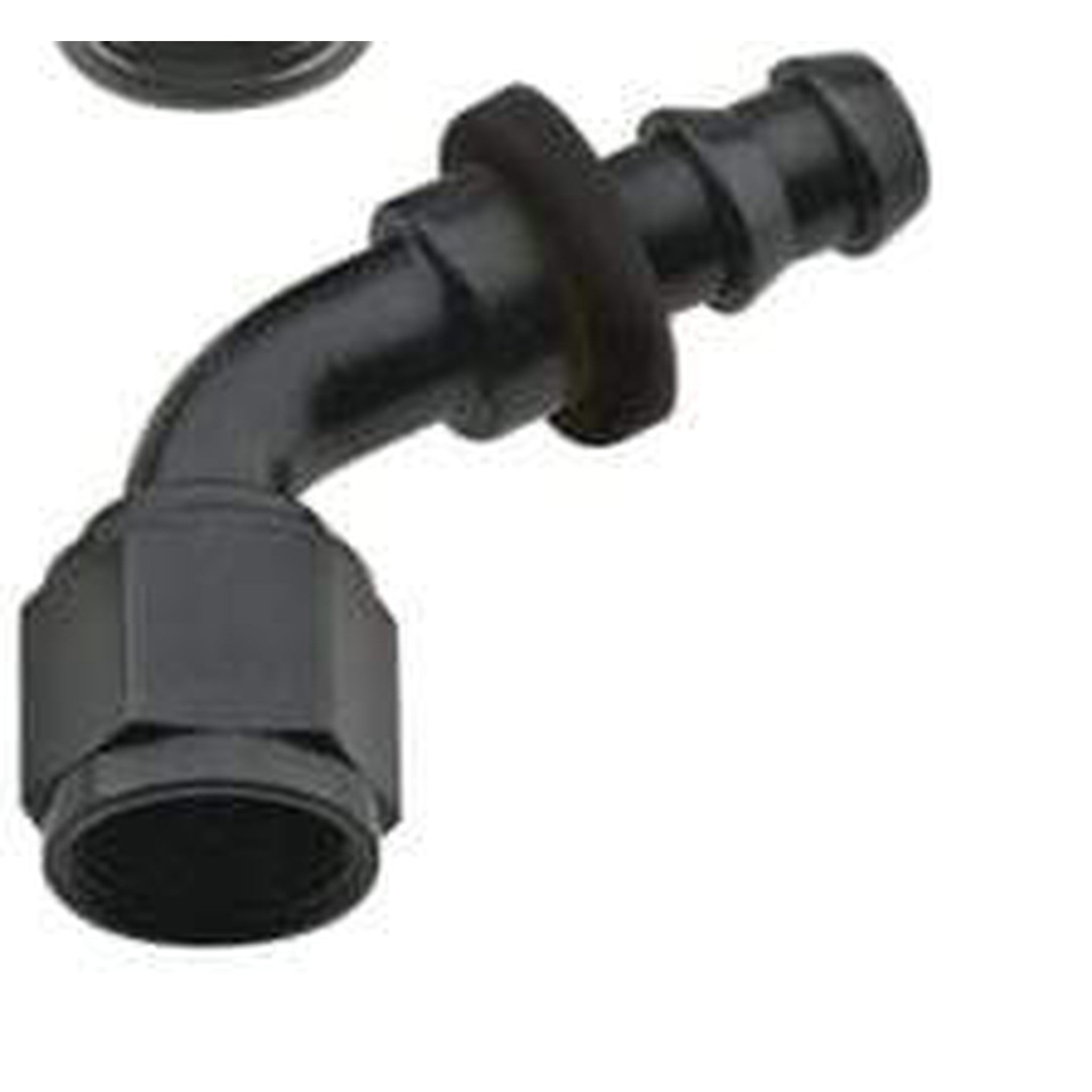 Fragola -10AN Push-Lite End 60 Degree - Black