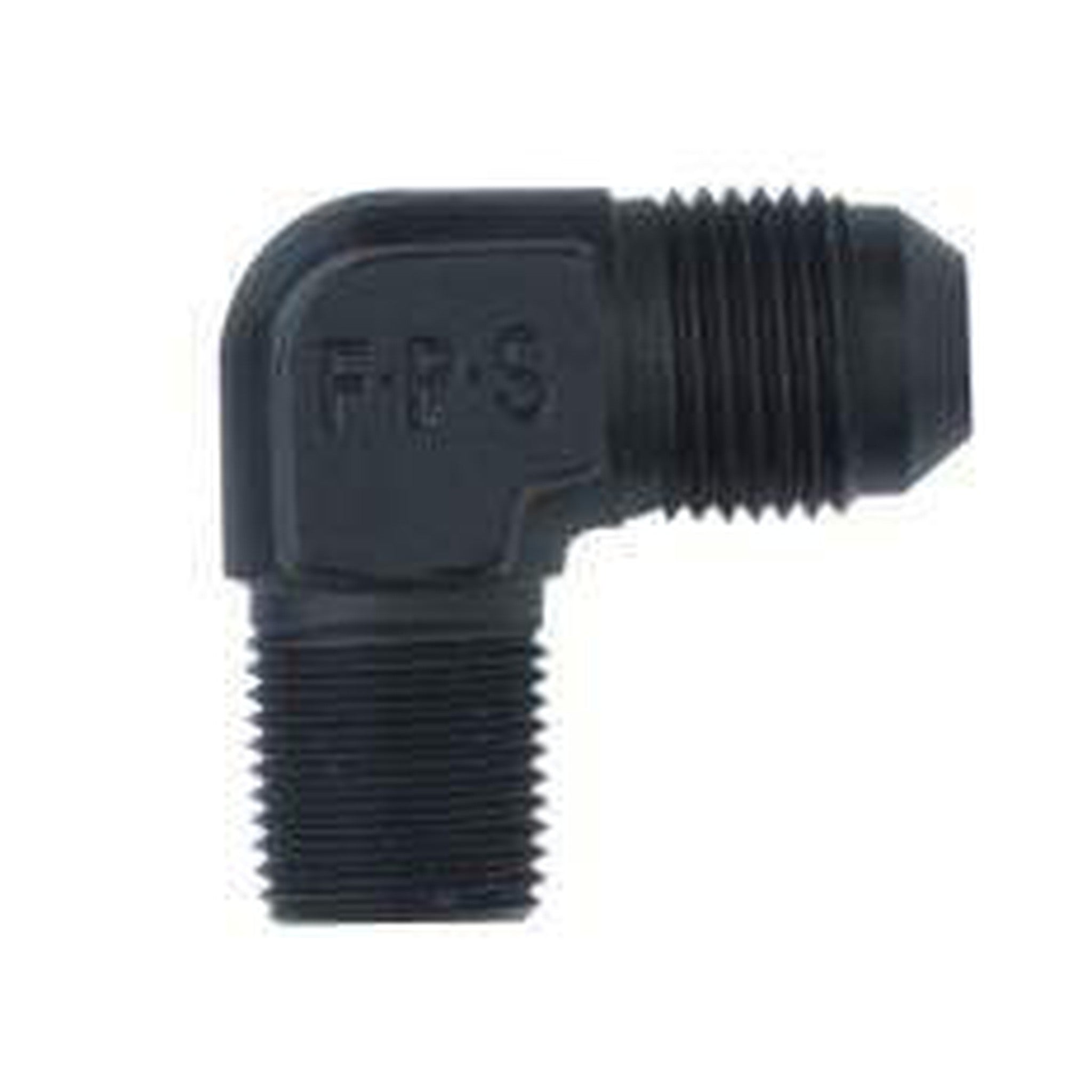 Fragola -3AN x 1/8 NPT 90 Degree Adapter - Black