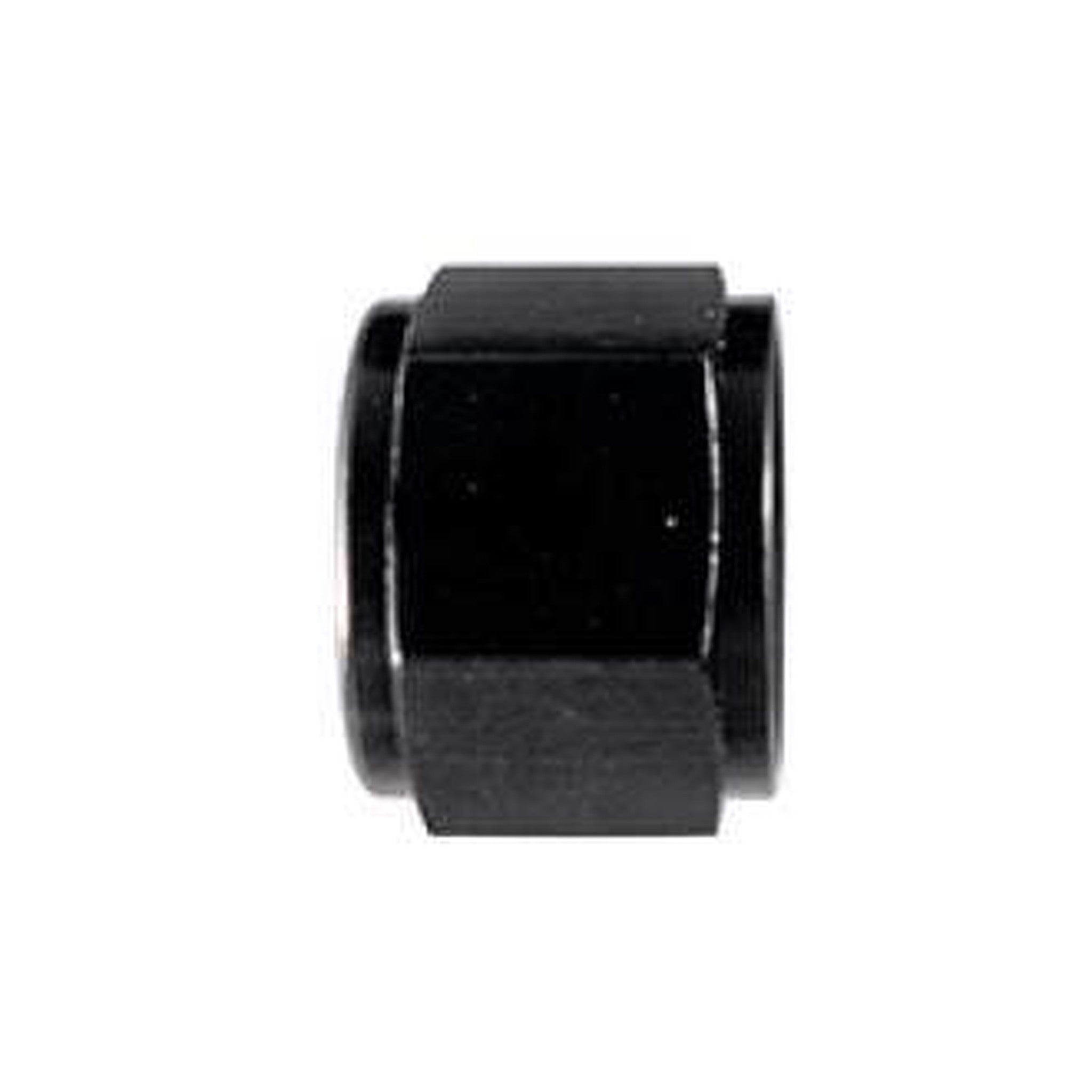 Fragola -6AN Aluminum Flare Cap - Black