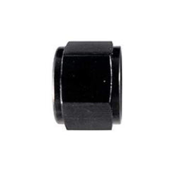 Fragola -6AN Aluminum Flare Cap - Black