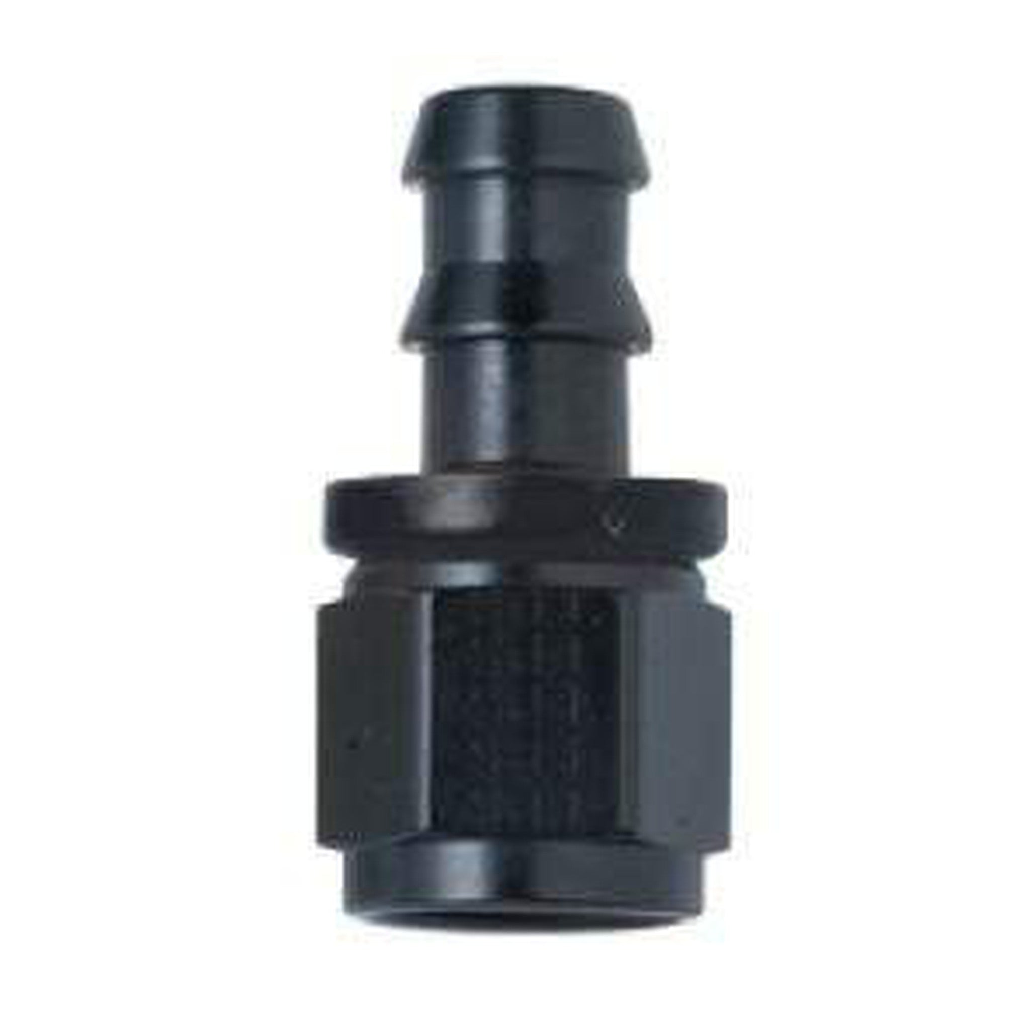 Fragola -6AN Push-Lite End Straight - Black