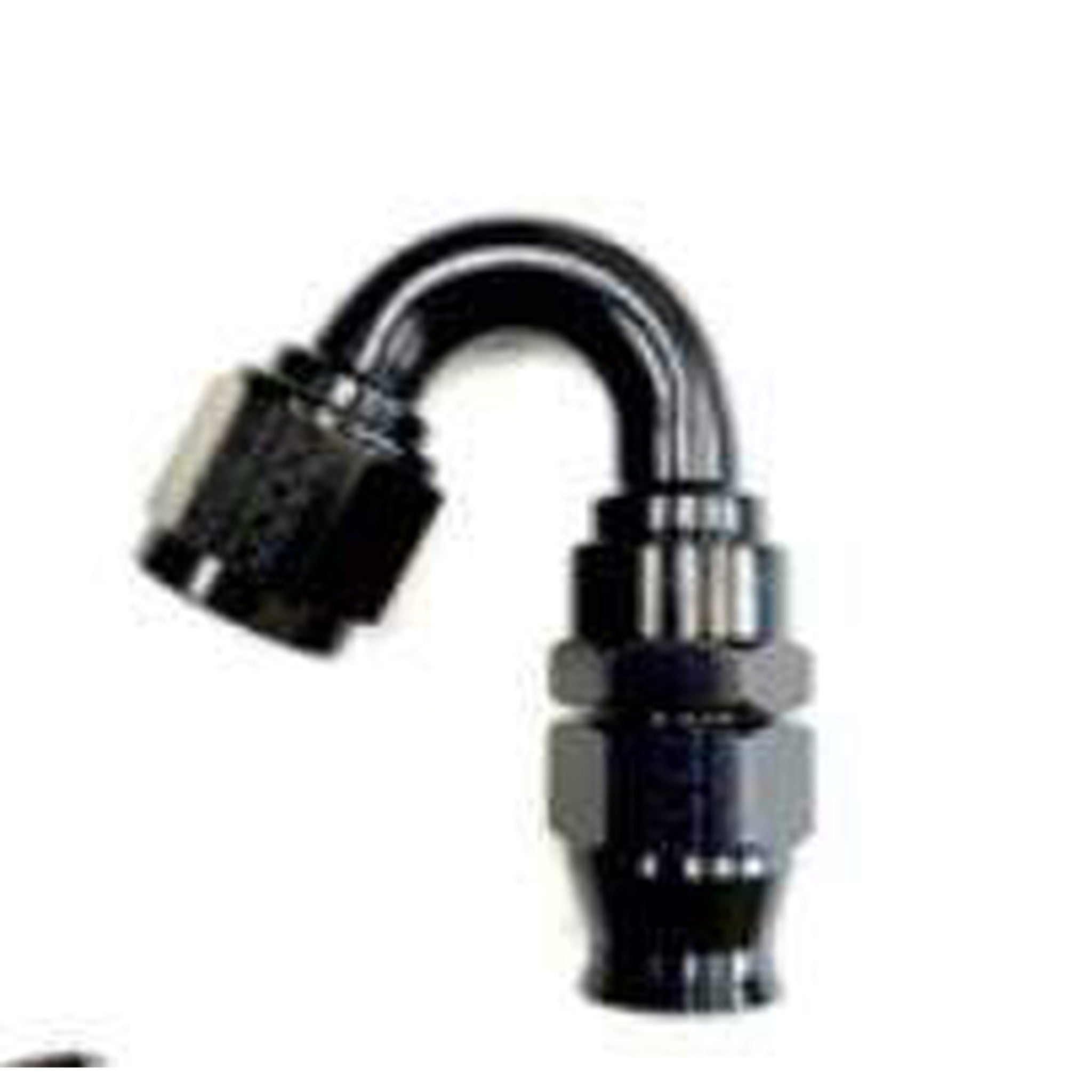 Fragola -6AN Real Street x 150 Degree Hose End Black For PTFE Hose