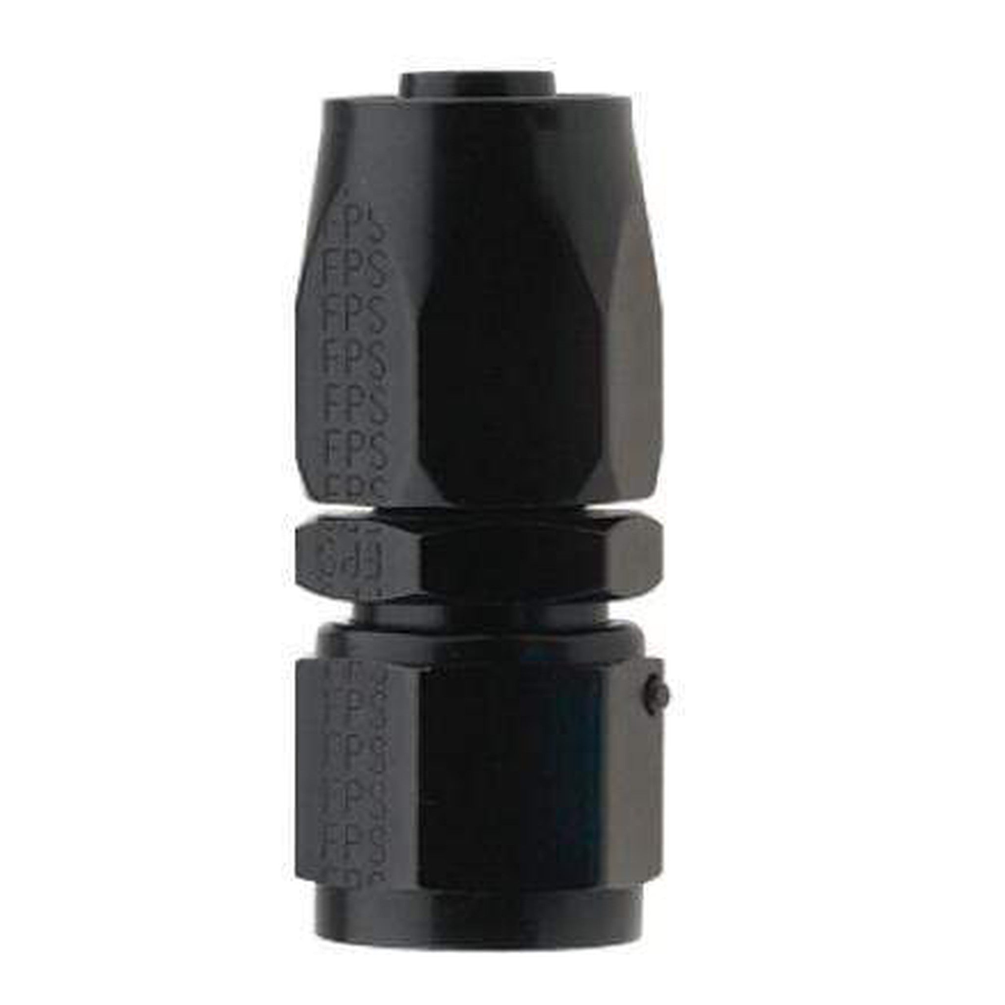 Fragola -6AN Straight Pro-Flow Hose End - Black