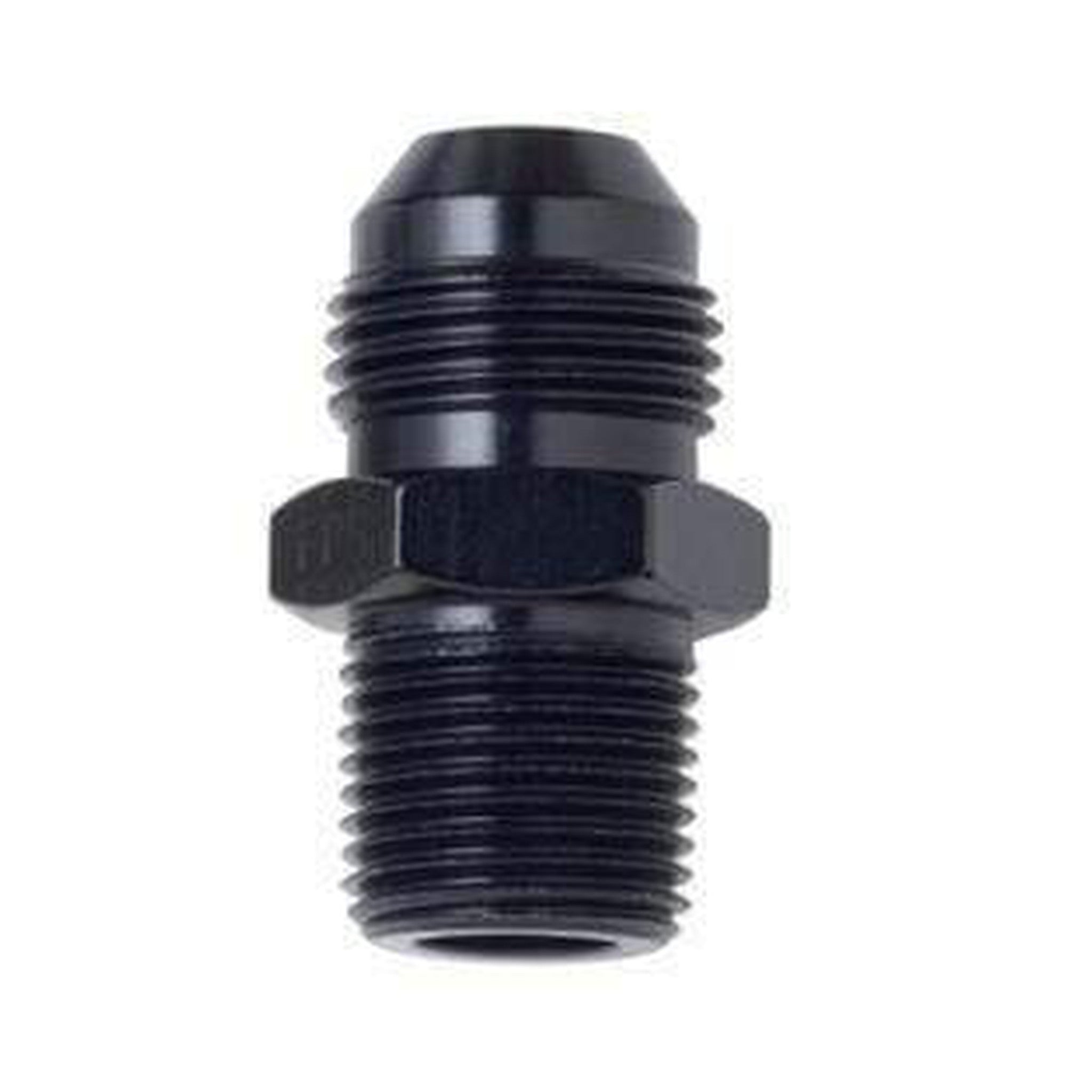 Fragola -8AN x 1/4 NPT Straight Adapter - Black