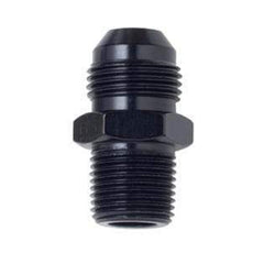 Fragola -8AN x 3/8 NPT Straight Adapter - Black